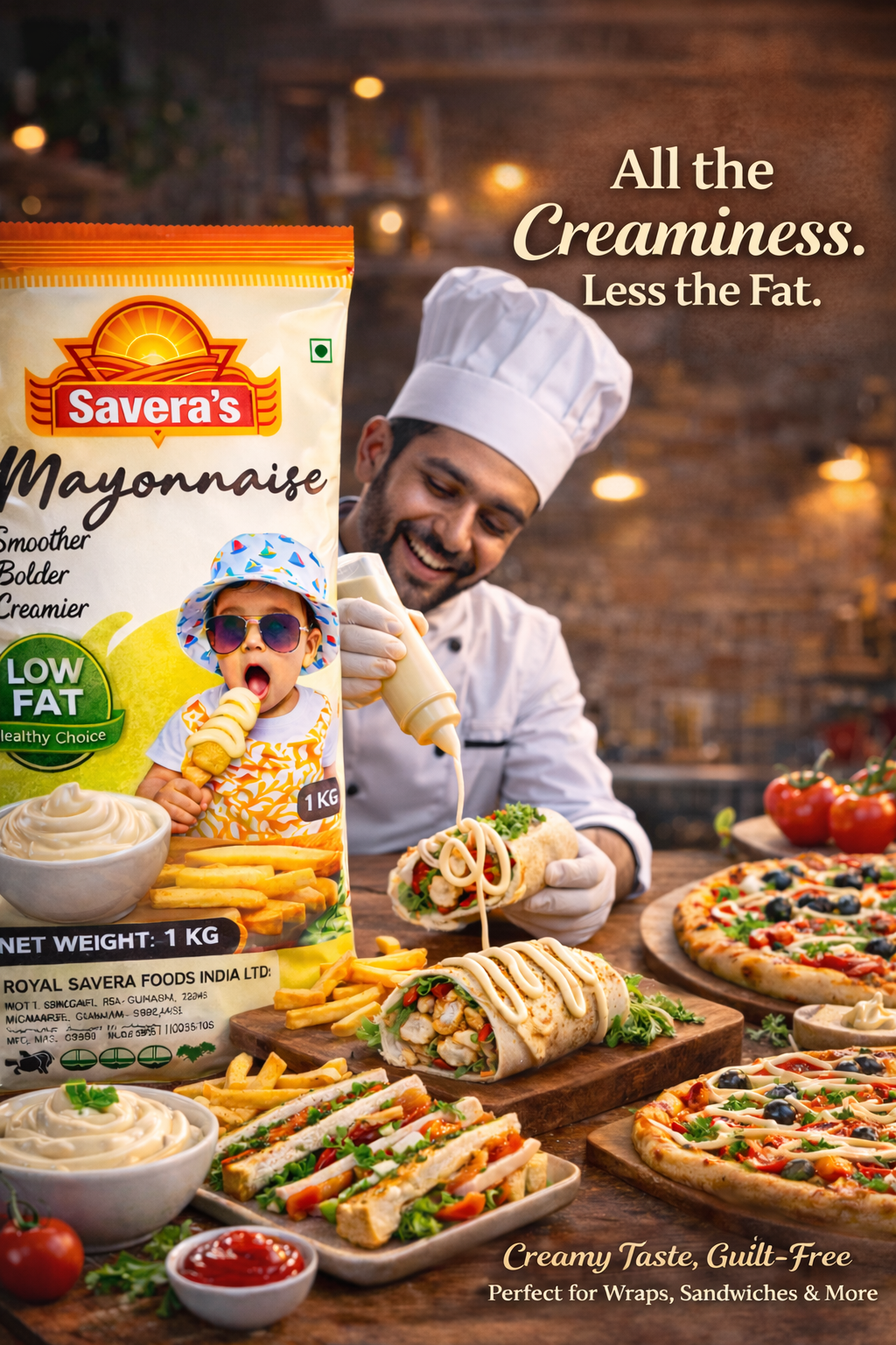 Mayonnaise (Low Fat) 1kg view 2